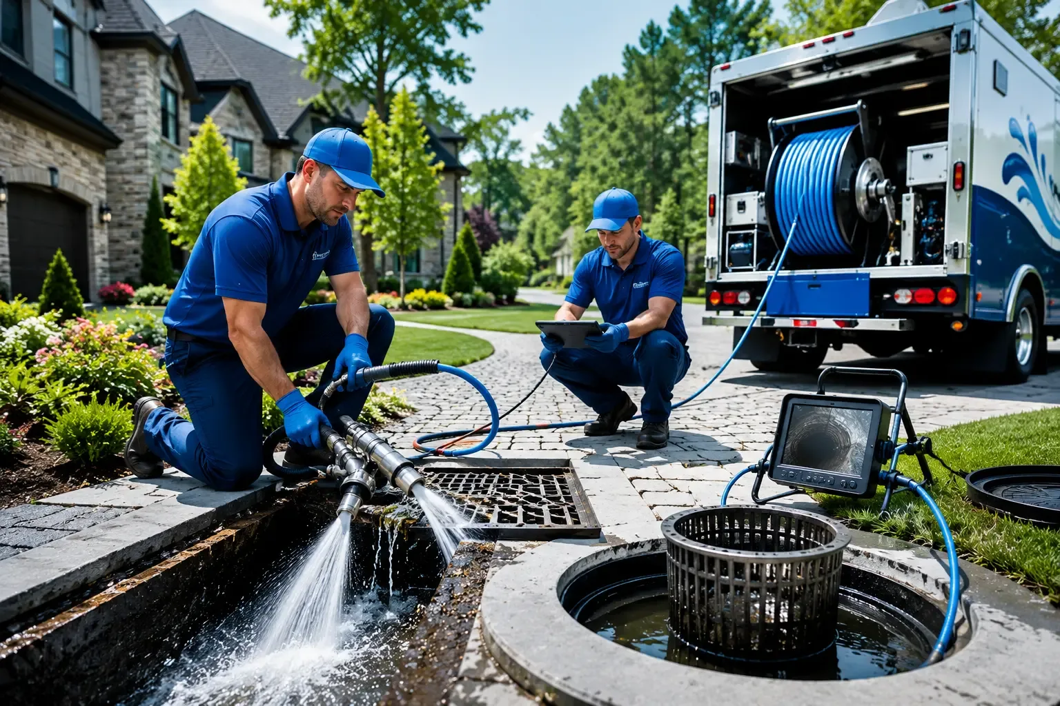 Local outdoor drain cleaning professionals in Kewaskum, WI